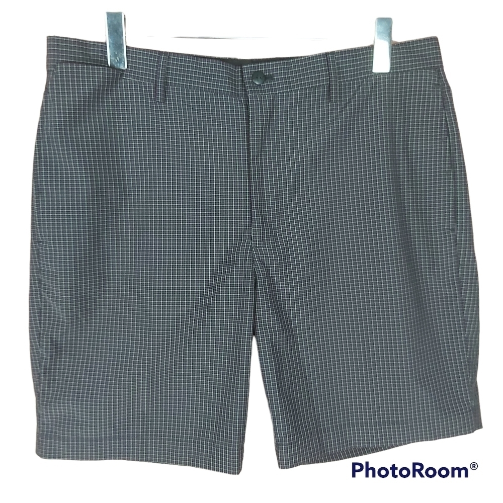 𝅺🍄3/50$🍄 GREG NORMAN plaid golf casual bermuda men's shorts size 36